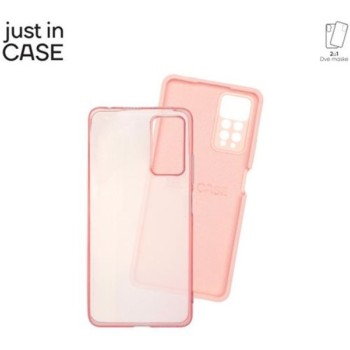 JUST IN CASE Paket maski za telefon 2u1 Redmi Note 12 PINK