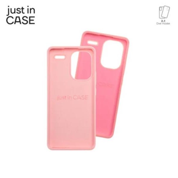 JUST IN CASE Paket maski za telefon 2u1 Redmi Note 13 Pro+ 5G PINK