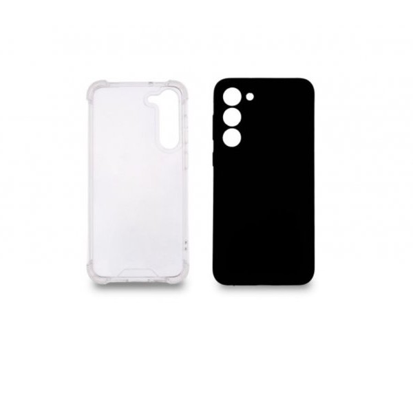 JUST IN CASE Silikon 2in1 za Samsung S23+ PROVIDNA+CRNA