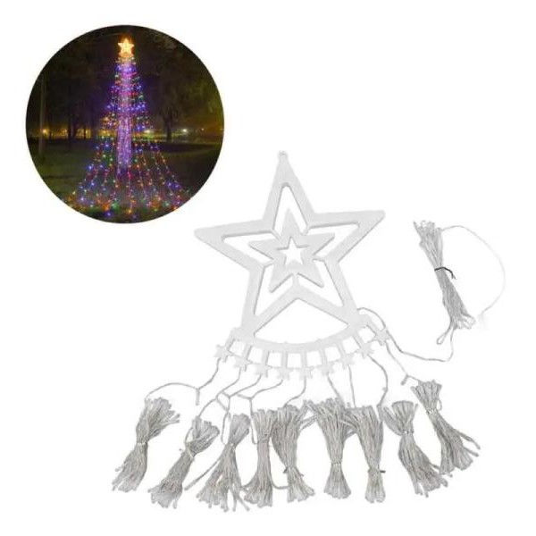 JWD Novogodisnji ukras LED lampice sa zvezdom u boji JWD