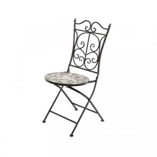 Kaemingk Stolica metalna MOZAIK 46x39x92