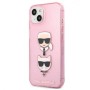 KARL LAGERFELD Futrola za iPhone 14 Pink Karl Head
