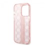 KARL LAGERFELD Futrola za iPhone 14 Pro Max MONO VERTICAL STRIPE PINK (KLHCP14XHKLSPCP)