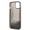 KARL LAGERFELD Maska za iPhone 14 LIQ. GLITTER ELONG BLACK (KLHCP14SLCKVK)