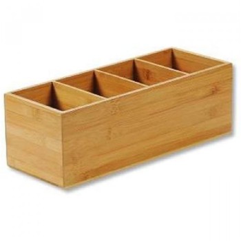 KESPER KSP70850 Kutija za escajg sa 4 pregrade od bambusa 35 x 14x 12 cm