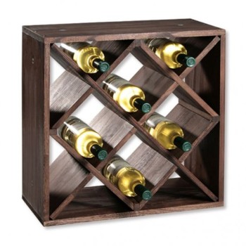 KESPER Polica za vino borovo drvo 50x50x25 KSP69244