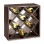 KESPER Polica za vino borovo drvo 50x50x25 KSP69244