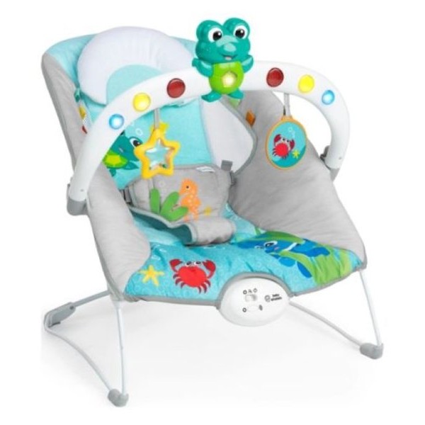 KIDS II Baby einstein muzička ležaljka KICK TO IT NEPTUNE™ 0-6M (MAX 9KG)