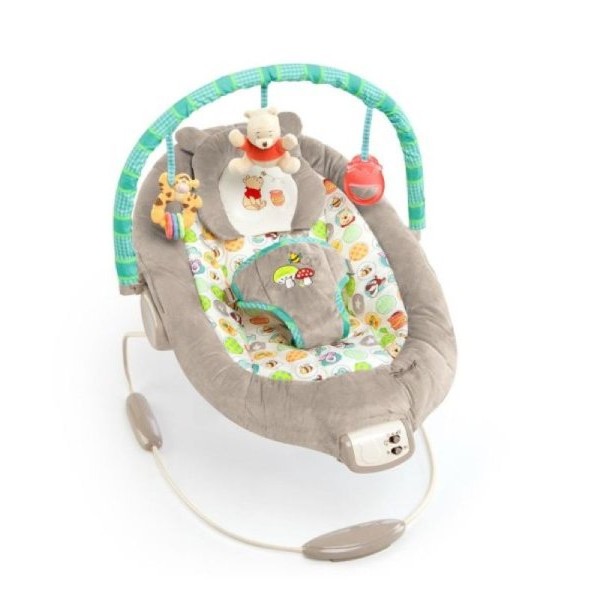 KIDS II Disney baby ležaljka - Winnie the pooh dots & honey pots (60256)