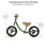 KINDERKRAFT BICIKL GURALICA SPACE LIGHT GREEN