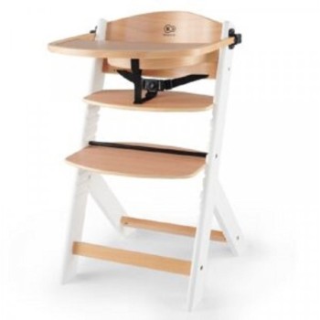 KINDERKRAFT STOLICA ZA HRANJENJE 2U1 ENOCK NATUR+WHITE