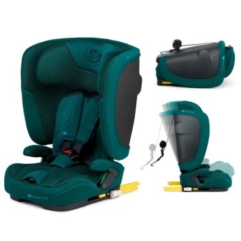 KINDERKRAFT KINDERKRAFT AUTOSEDISTE FIX2GO I-SIZE 76-150CM GREEN