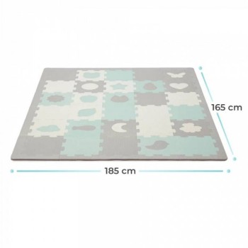 KINDERKRAFT Podloga za igru LUNO SHAPES MINT