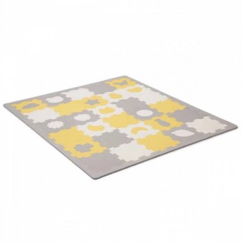 KINDERKRAFT Podloga za igru LUNO SHAPES YELLOW