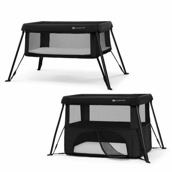 KINDERKRAFT Prenosivi krevetac CAMI 3U1 BLACK