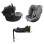 KINDERKRAFT Set auto sedišta I-lite i-fix endura safe sa isofix bazom black grey