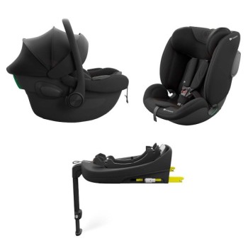 KINDERKRAFT SET AUTO SEDIŠTE I-LITE I-FIX ENDURA SAFE SA ISOFIX BAZOM, BLACK