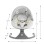 KINDERKRAFT Stolica za ljuljanje LUMI 2 LIGHT GREY
