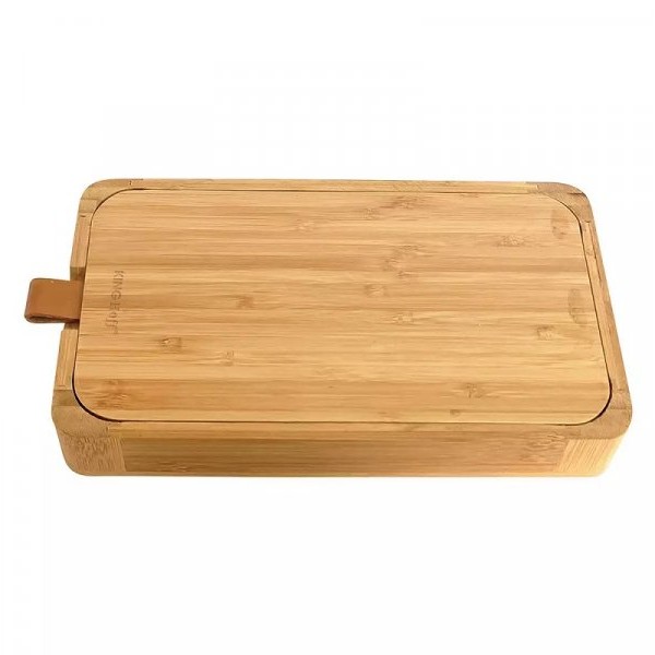 KINGHOFF KH1695 KUTIJA ZA NAKIT I ŠMINKU BAMBUS 24X14X3.5CM