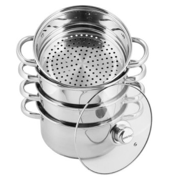 KINGHOFF KH3319 SET ŠERPI 4/1 ZA KUVANJE NA PARI 5L 24CM