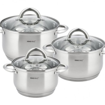 KINGHOFF KH4446 SET ŠERPI 1/3 INOX 6 DELOVA