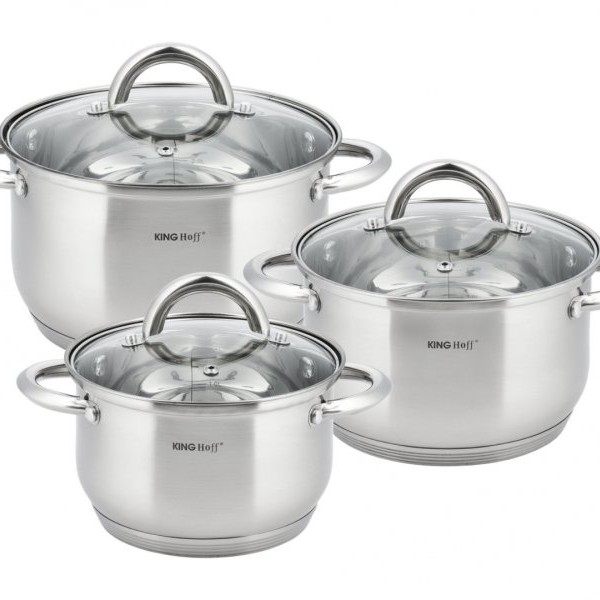 KINGHOFF KH4446 SET ŠERPI 1/3 INOX 6 DELOVA