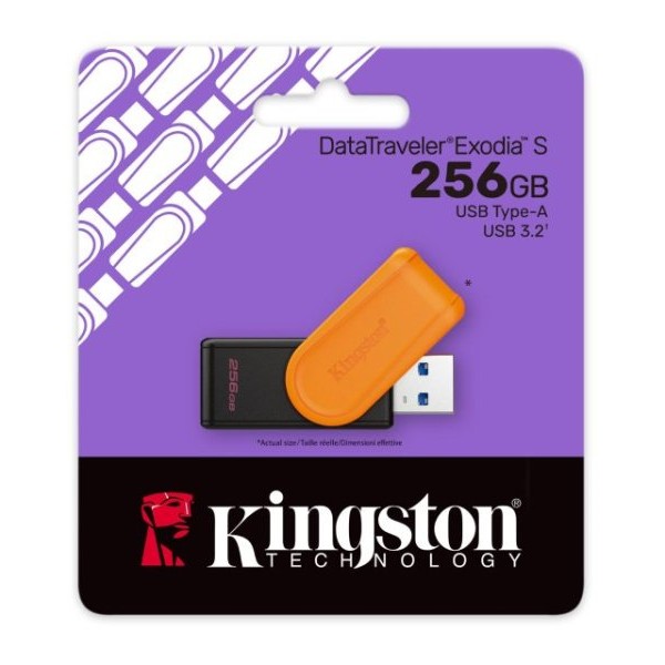 KINGSTON 256GB DataTraveler Exodia S USB 3.2 Gen1 DTXS/256GB