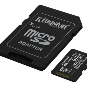KINGSTON 512GB, MicroSD sa SD adapterom, Canvas Select Plus (SDCS3/512GB)