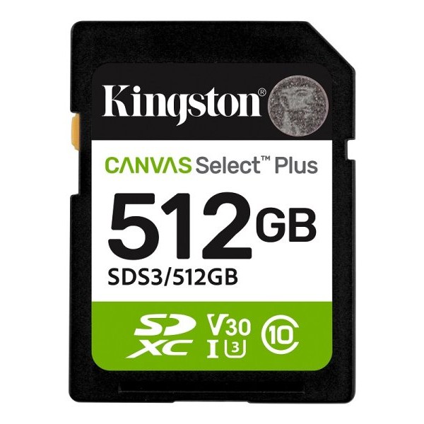 KINGSTON 512GB, SD kartica, Canvas Select Plus (SDS3/512GB)