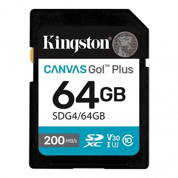 KINGSTON 64GB Canvas Go! Plus (SDG4/64GB)