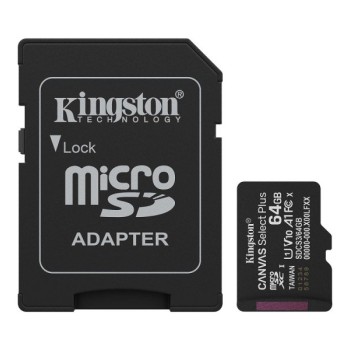 KINGSTON 64GB, MicroSD sa SD adapterom, Canvas Select Plus (SDCS3/64GB)