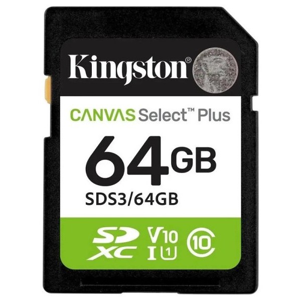 KINGSTON 64GB, SD kartica, Canvas Select Plus (SDS3/64GB)