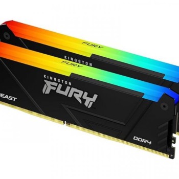 KINGSTON DIMM DDR4 64GB (2x32GB kit) 3600MT/s KF436C18BB2AK2/64 Fury Beast Black RGB XMP