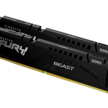 KINGSTON DIMM DDR5 16GB (2x8) 5600MT/s FURY Beast Black XMP KF556C40BBK2-16