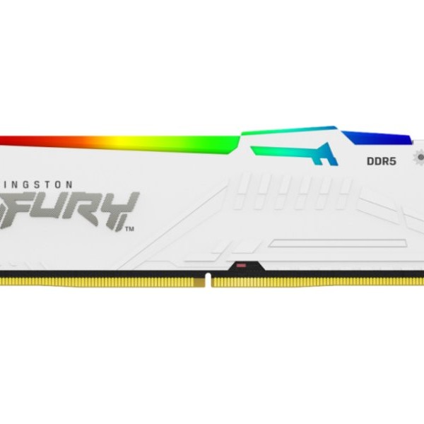 KINGSTON DIMM DDR5 32GB 2x16GB kit 6000MHz KF560C30BWEAK2-32 FURY Beast RGB White EXPO