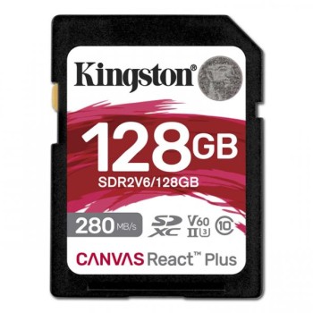KINGSTON Memorijska kartica SDR2V6/128GB 128GB SDXC UHS-II 280R/150W U3 V60