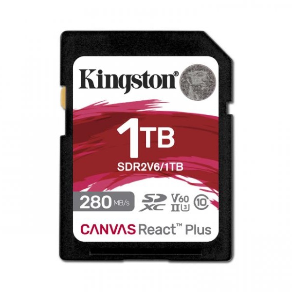 KINGSTON Memorijska kartica SDR2V6/1TB 1TB SDXC UHS-II 280R/150W U3 V60
