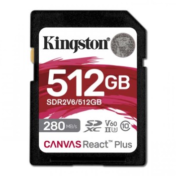 KINGSTON Memorijska kartica SDR2V6/512GB 512GB SDXC UHS-II 280R/150W U3 V60