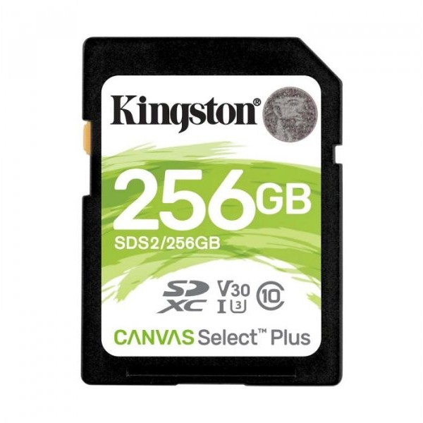 KINGSTON Select Plus Klasa10 256 GB SD