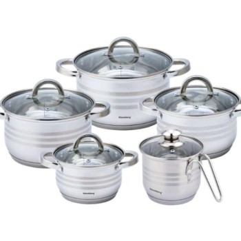KLAUSBERG KB7696 SET ŠERPI INOX 16/18/20/24/14