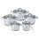 KLAUSBERG KB7697 SET ŠERPI INOX 16/18/20/24/16