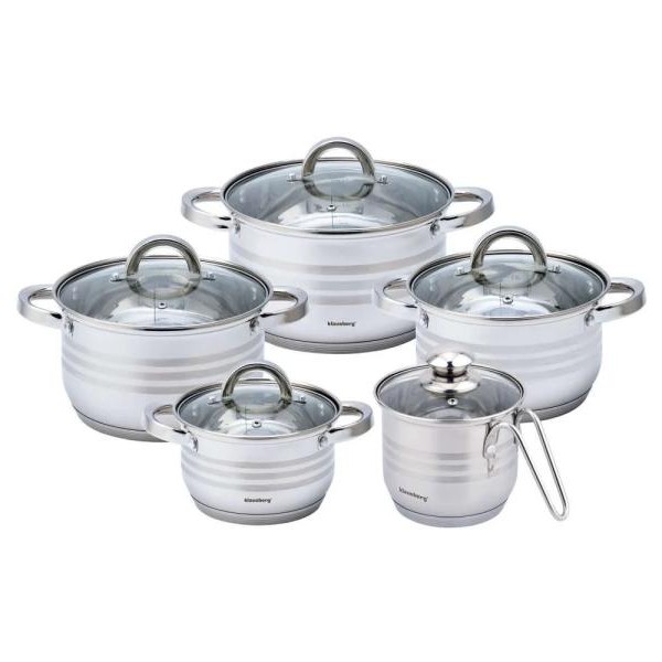 KLAUSBERG KB7697 SET ŠERPI INOX 16/18/20/24/16