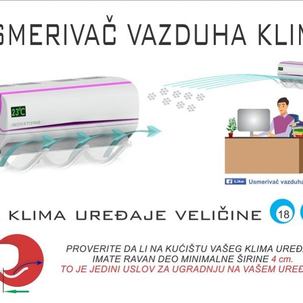 KLIMA RESENJE USMERIVAC VAZDUHA KLIME   18-24