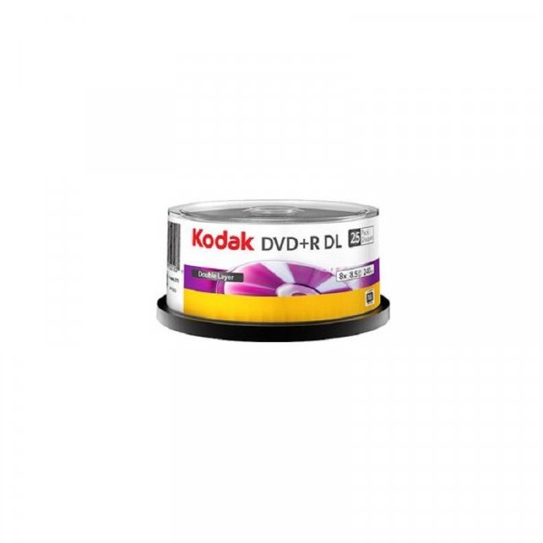 KODAK DVD+R 8.5GB DL 8x, 25 kom na štapu