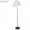 LAMBADER 12046 podna lampa 1*E27 Crna