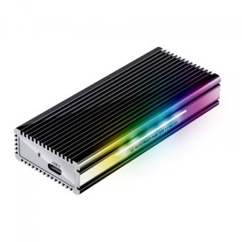 LC POWER LC-M2-C-MULTI-RGB M.2 SSD NVMe & SATA kućište