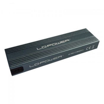 LC POWER LC-M2-C-MULTI-3 M.2 SSD Enclosure NVMe & SATA