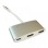 LC POWER USB Tip-C Hub, 1x USB3.0 ,1x Tip-C port za punjenje, 1x HDMI 4K (LC-HUB-C-MULTI-4)