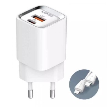 LDNIO A2317C 30W Kućni punjač sa USB-C na lightning kablom