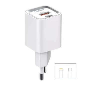 LDNIO A2318C 20W Kućni punjač sa USB-C na lightning kablom